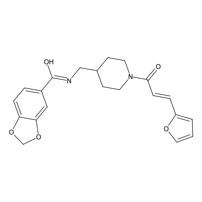 (E)-N-((1-(3-(furan-2-yl)acryloyl)piperidin-4-yl)m...