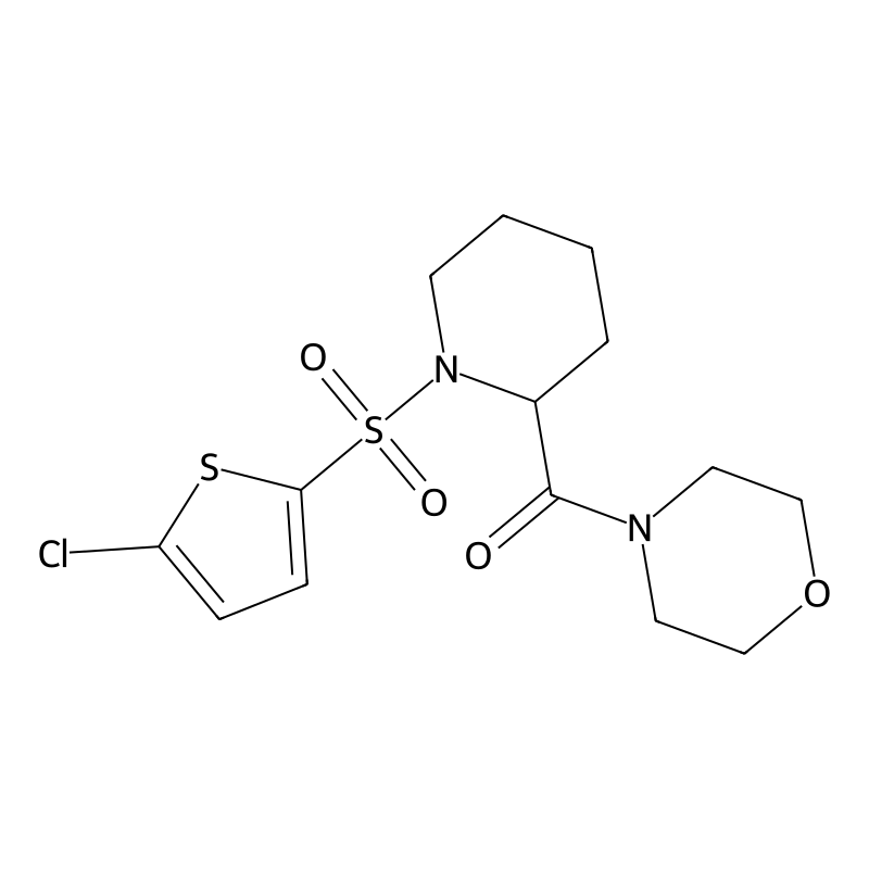 (1-((5-Chlorothiophen-2-yl)sulfonyl)piperidin-2-yl...
