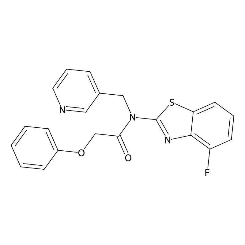 N-(4-fluoro-1,3-benzothiazol-2-yl)-2-phenoxy-N-[(p...