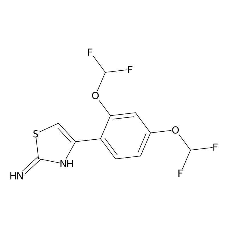 4-[2,4-Bis(difluoromethoxy)phenyl]-1,3-thiazol-2-a...