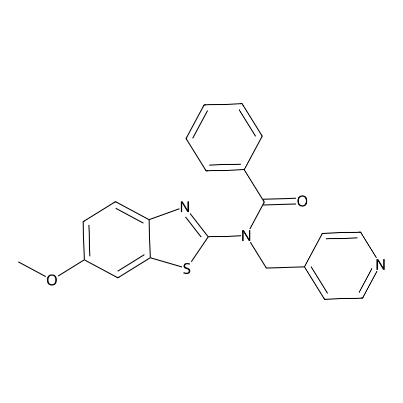 N-(6-methoxybenzo[d]thiazol-2-yl)-N-(pyridin-4-ylm...