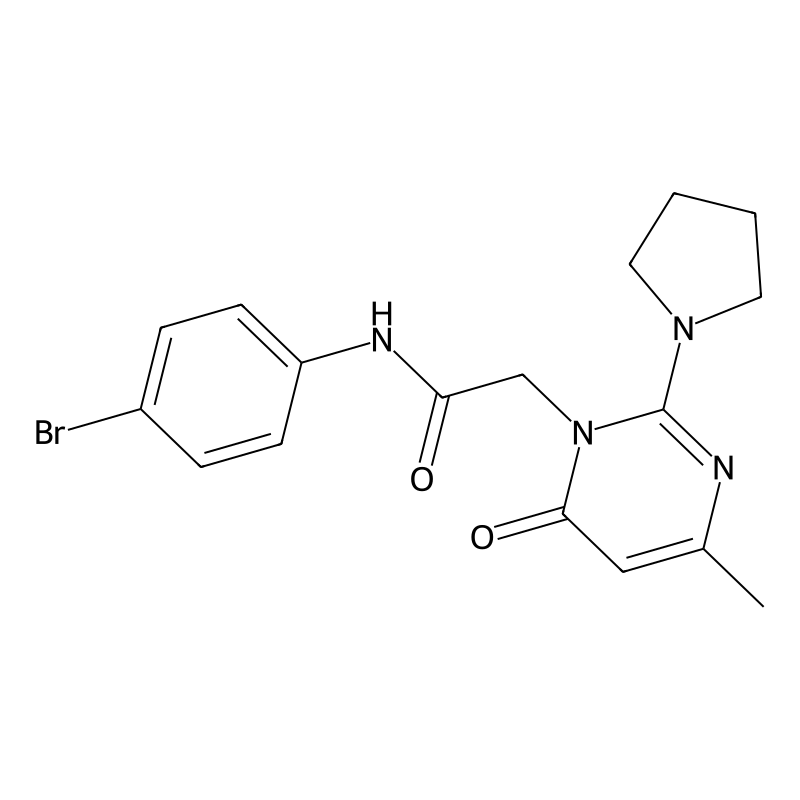 N-(4-bromophenyl)-2-[4-methyl-6-oxo-2-(pyrrolidin-...