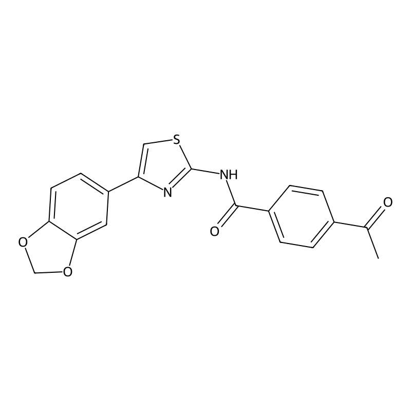 Buy 4-acetyl-N-(4-(benzo[d][1,3]dioxol-5-yl)thiazol-2-yl)benzamide ...