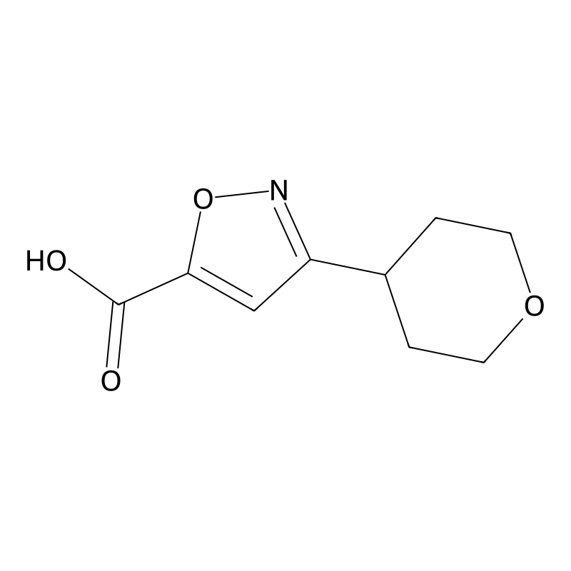 Oxan Science Buy 3-(Oxan-4-yl)-1,2-oxazole-5-carboxylic acid | 1247496-56-5