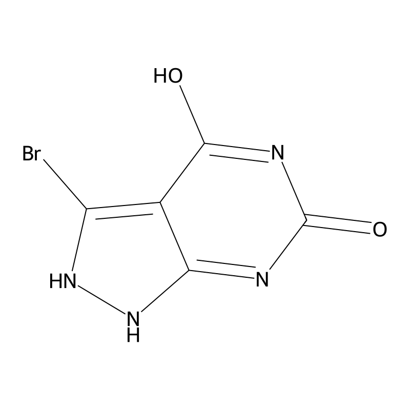 1h-Pyrazolo[3,4-d]pyrimidine-4,6(5h,7h)-dione,3-br...