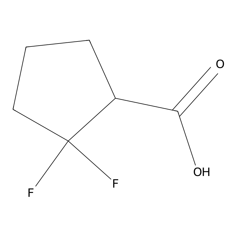 2,2-Difluorocyclopentane-1-carboxylic acid