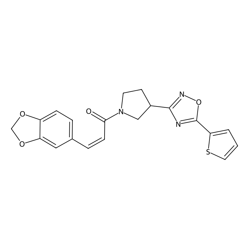 Buy (Z)-3-(benzo[d][1,3]dioxol-5-yl)-1-(3-(5-(thiophen-2-yl)-1,2,4 ...