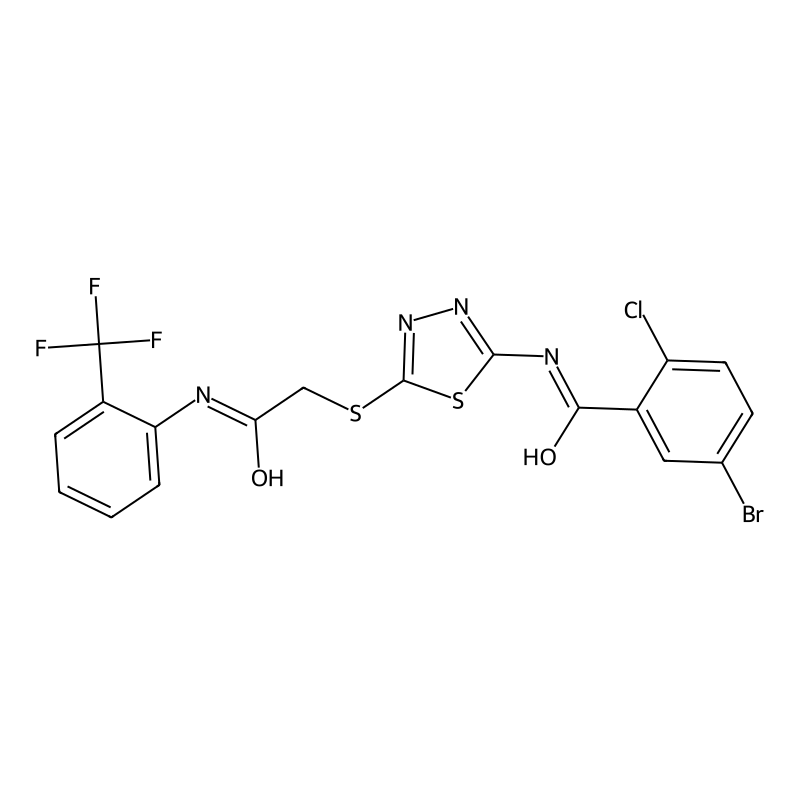 5-bromo-2-chloro-N-{5-[({[2-(trifluoromethyl)pheny...