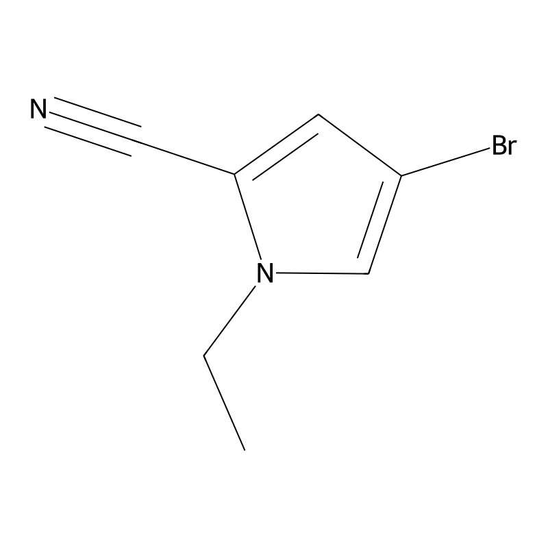 4-bromo-1-ethyl-1H-pyrrole-2-carbonitrile