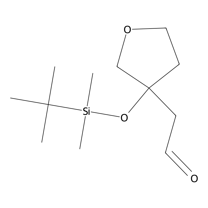 2-(3-((tert-Butyldimethylsilyl)oxy)tetrahydrofuran...