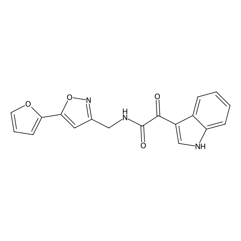 N-((5-(furan-2-yl)isoxazol-3-yl)methyl)-2-(1H-indo...