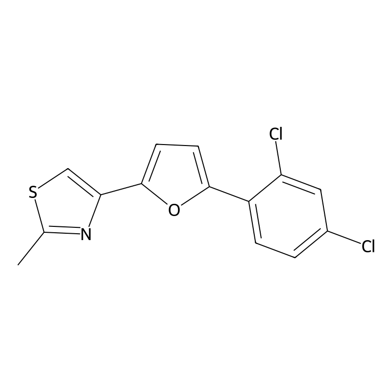 4-[5-(2,4-Dichlorophenyl)furan-2-yl]-2-methyl-1,3-...