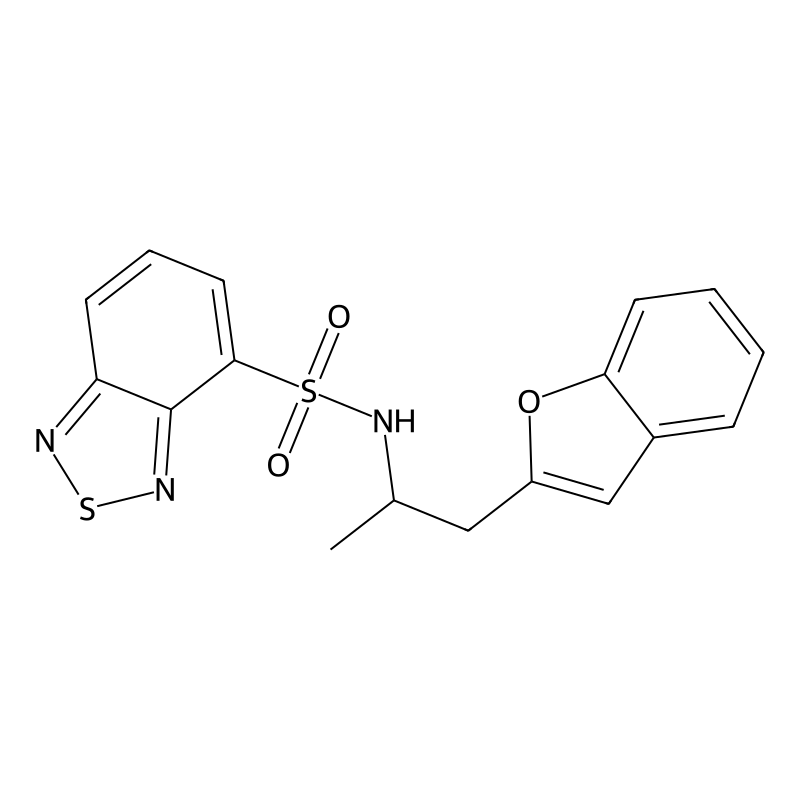 N-[1-(1-benzofuran-2-yl)propan-2-yl]-2,1,3-benzoth...