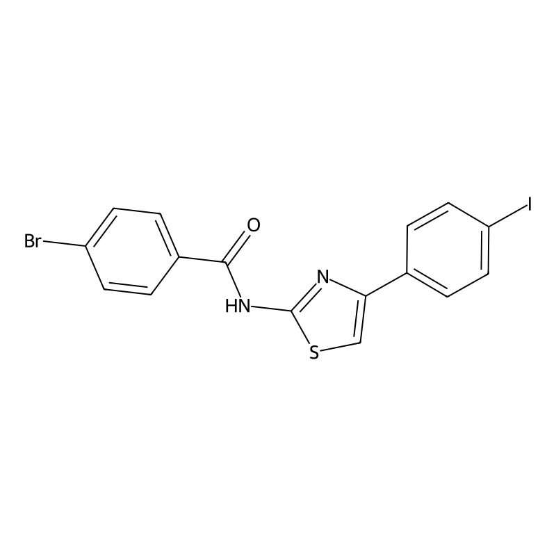 4-bromo-N-[4-(4-iodophenyl)-1,3-thiazol-2-yl]benza...