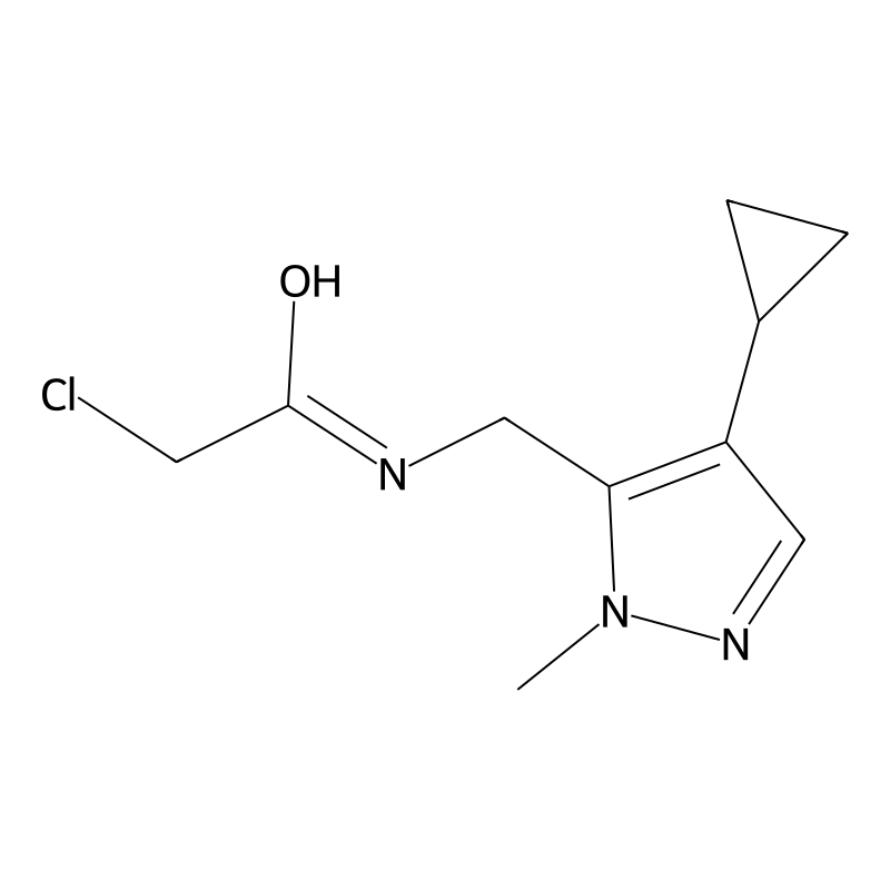 2-Chloro-N-[(4-cyclopropyl-2-methylpyrazol-3-yl)me...