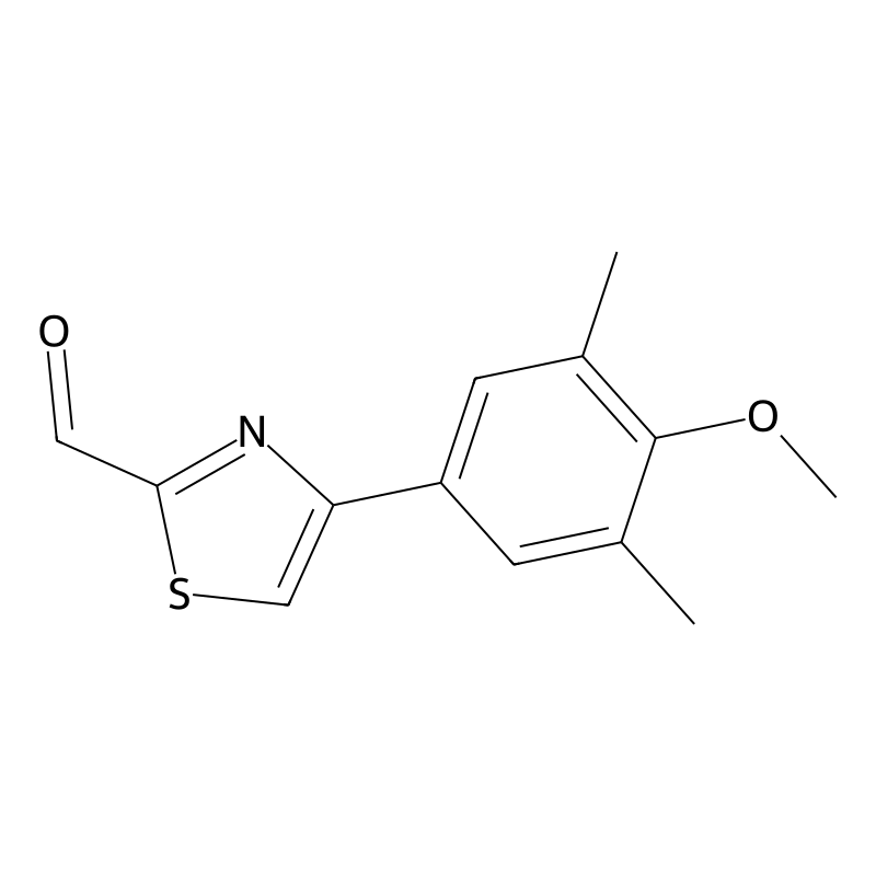 4-(4-Methoxy-3,5-dimethylphenyl)-1,3-thiazole-2-ca...
