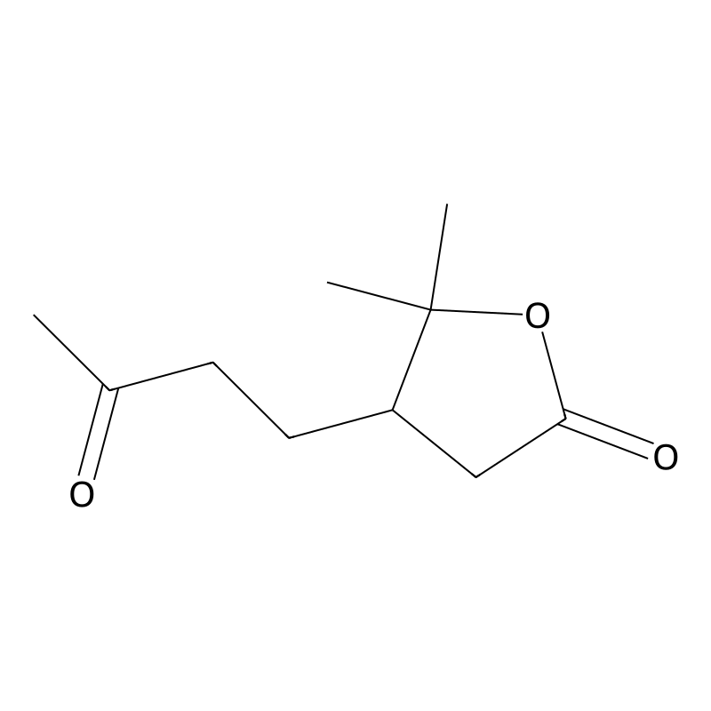 2(3H)-Furanone, dihydro-5,5-dimethyl-4-(3-oxobutyl...