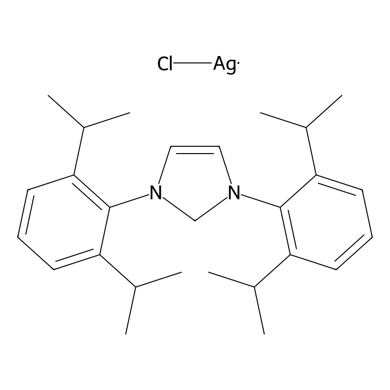 1,3-Bis[2,6-di(propan-2-yl)phenyl]-2H-imidazole;chlorosilver