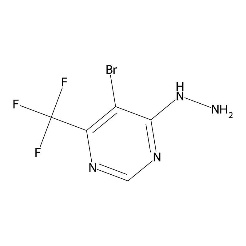 5-Bromo-4-hydrazinyl-6-(trifluoromethyl)pyrimidine