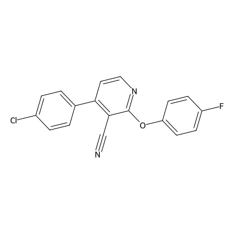 4-(4-Chlorophenyl)-2-(4-fluorophenoxy)pyridine-3-c...