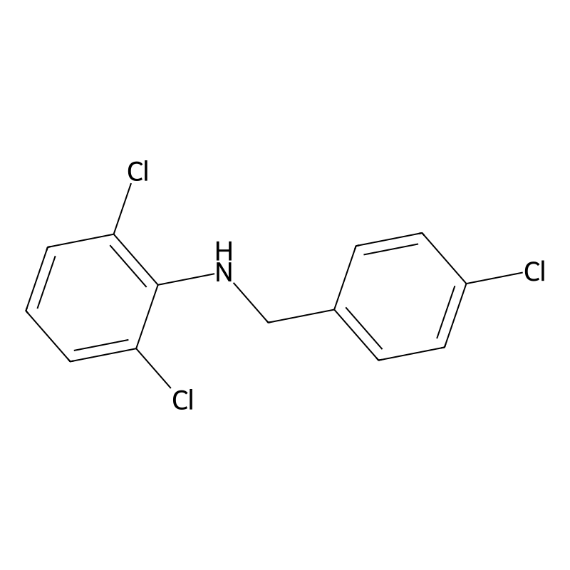 2,6-dichloro-N-[(4-chlorophenyl)methyl]aniline
