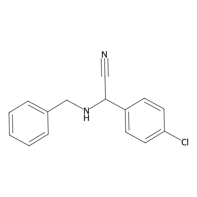 2-(Benzylamino)-2-(4-chlorophenyl)acetonitrile