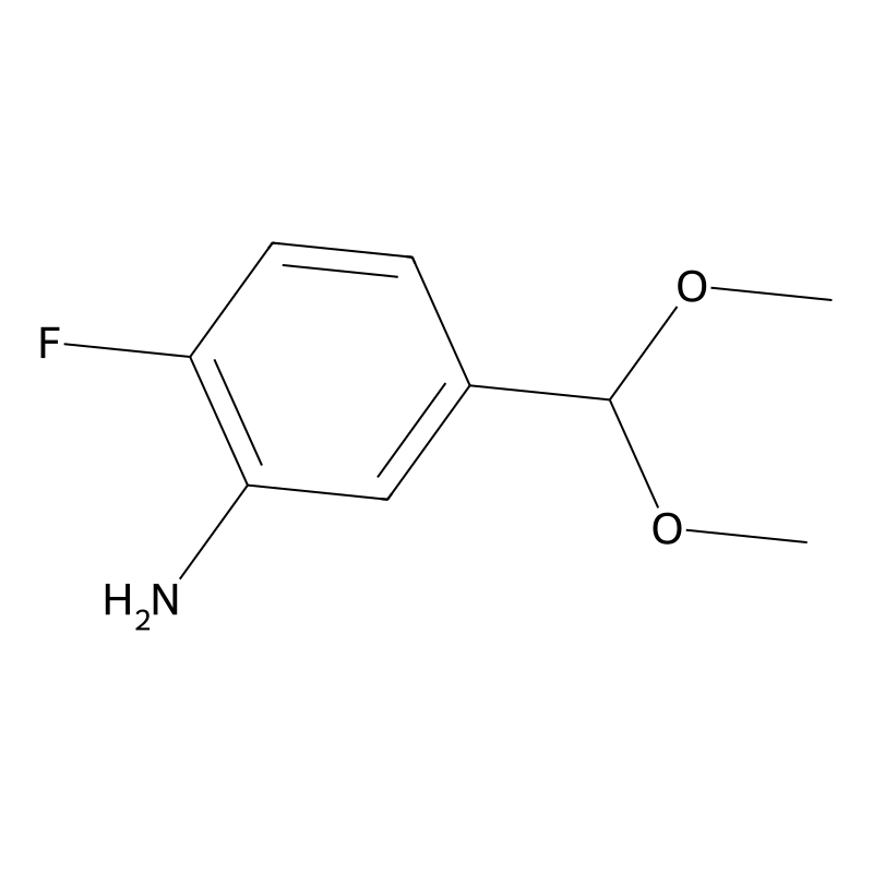 5-(Dimethoxymethyl)-2-fluoroaniline