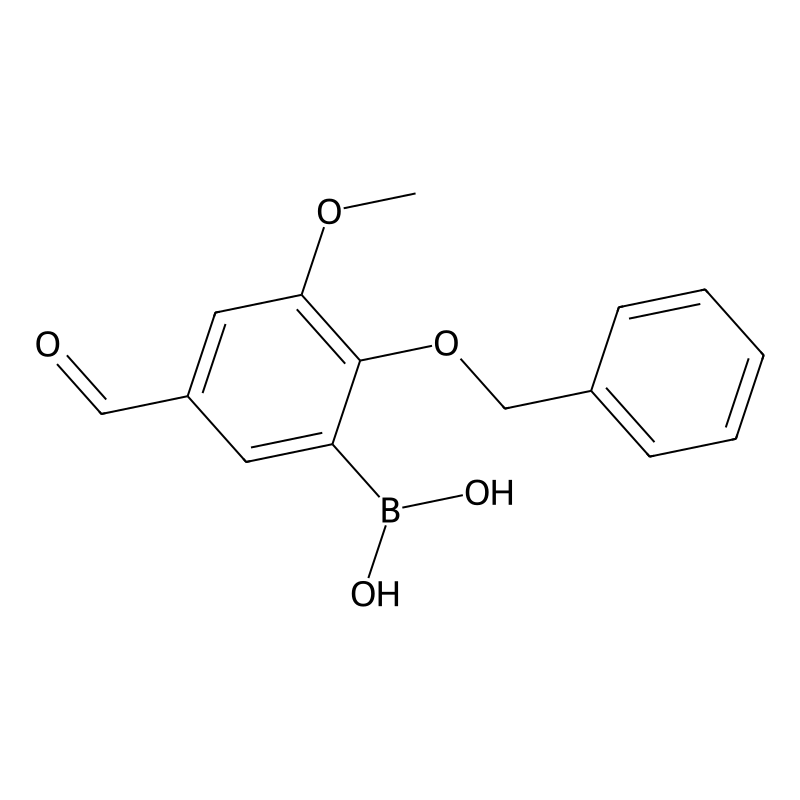 2-Benzyloxy-5-formyl-3-methoxybenzeneboronic acid