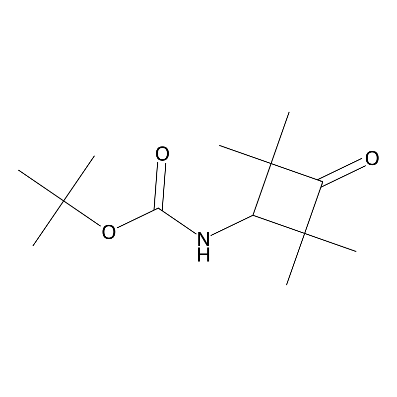 tert-Butyl N-(2,2,4,4-tetramethyl-3-oxocyclobutyl)...