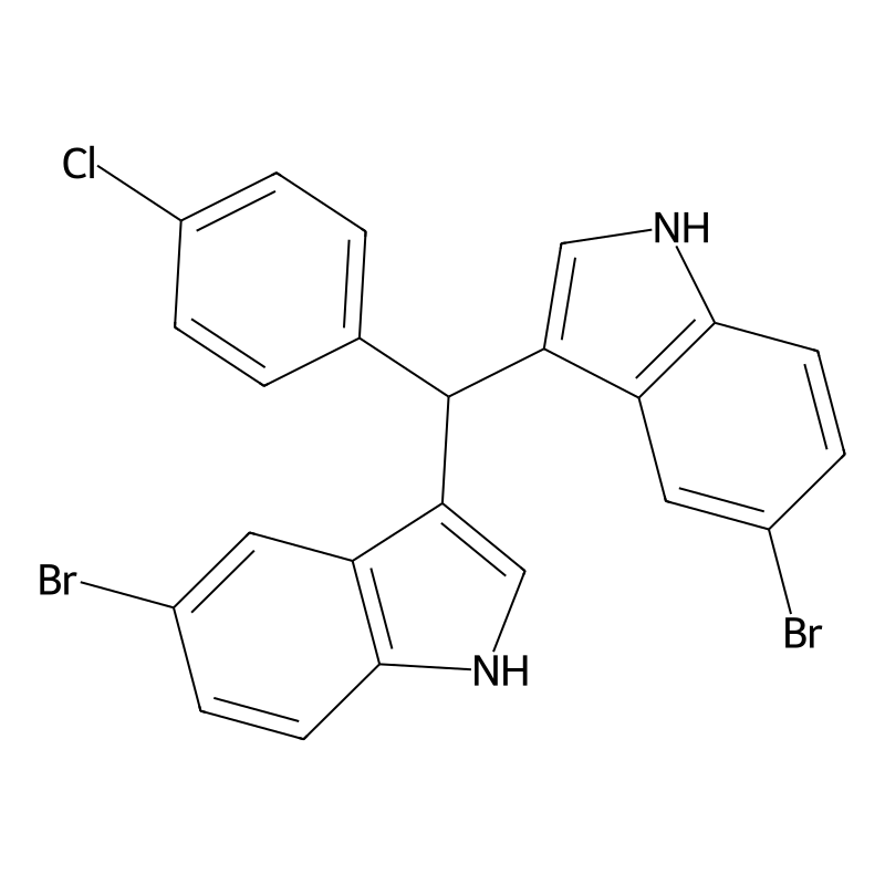 1H-Indole, 3,3'-[(4-chlorophenyl)methylene]bis[5-b...