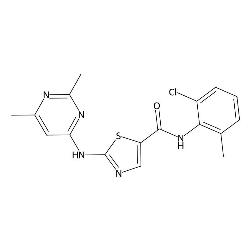 N-(2-chloro-6-methylphenyl)-2-[(2,6-dimethylpyrimidin-4-yl)amino]-1,3-thiazole-5-carboxamide