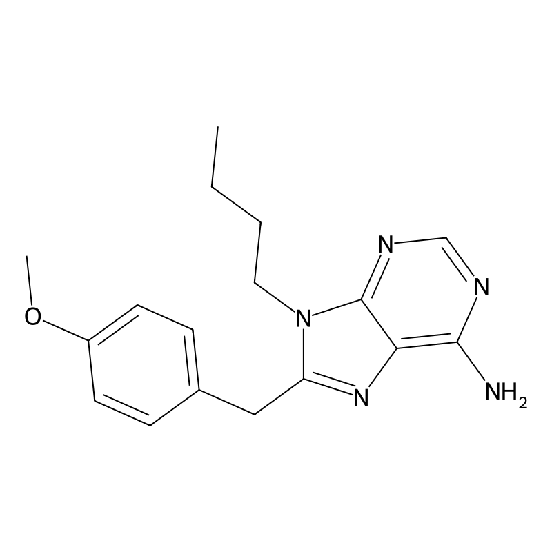 9-Butyl-8-(4-methoxybenzyl)-9H-purin-6-amine