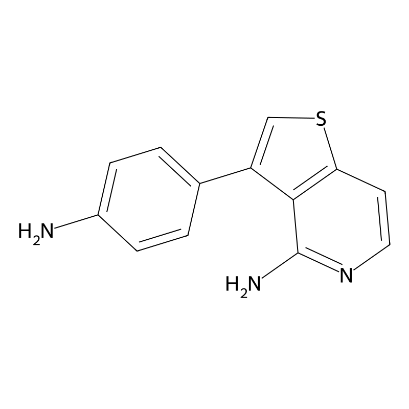 3-(4-Aminophenyl)thieno[3,2-c]pyridin-4-amine