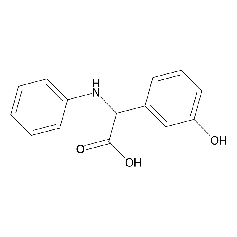 2-(3-Hydroxyphenyl)-2-(phenylamino)acetic acid