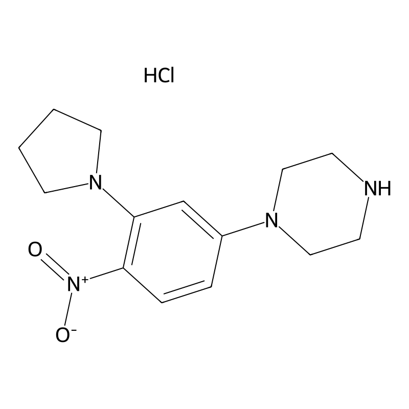 1-[4-Nitro-3-(1-pyrrolidinyl)phenyl]piperazine hyd...