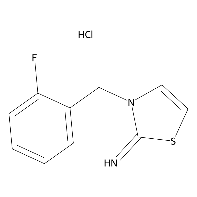 3-[(2-Fluorophenyl)methyl]-2,3-dihydro-1,3-thiazol...