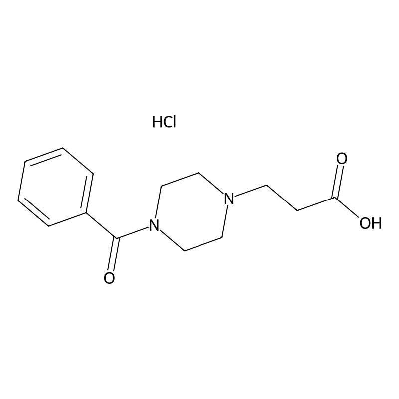 3-(4-Benzoylpiperazin-1-yl)propanoic acid hydrochl...