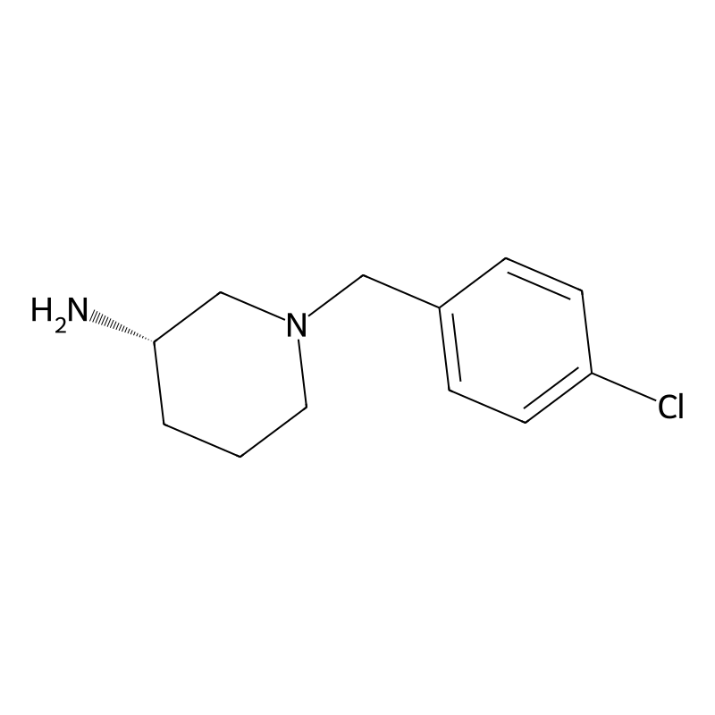 (3S)-1-[(4-Chlorophenyl)methyl]piperidin-3-amine