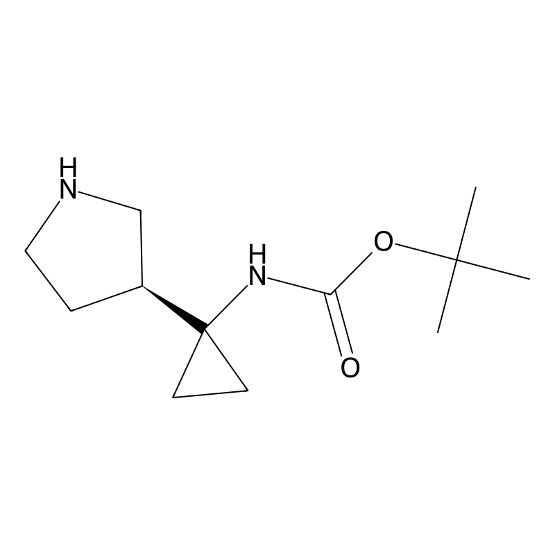 (S)-Tert-butyl (1-(pyrrolidin-3-YL)cyclopropyl)car...