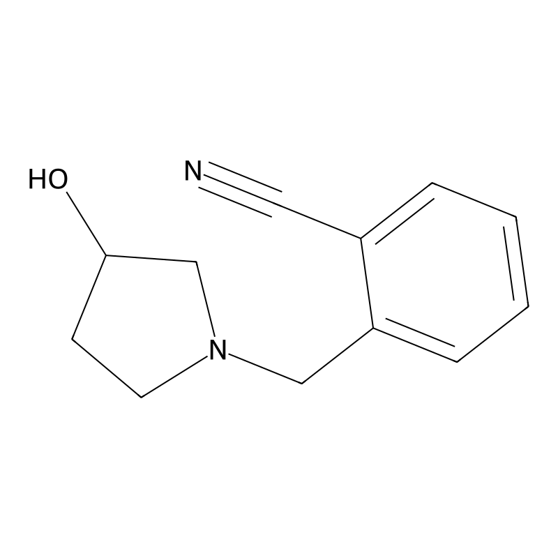 2-((3-Hydroxypyrrolidin-1-yl)methyl)benzonitrile