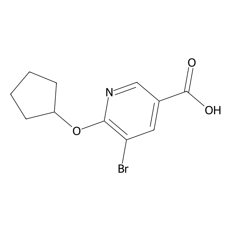 5-Bromo-6-(cyclopentyloxy)nicotinic acid