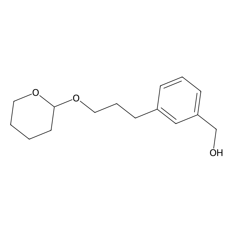 (3-(3-((tetrahydro-2H-pyran-2-yl)oxy)propyl)phenyl...