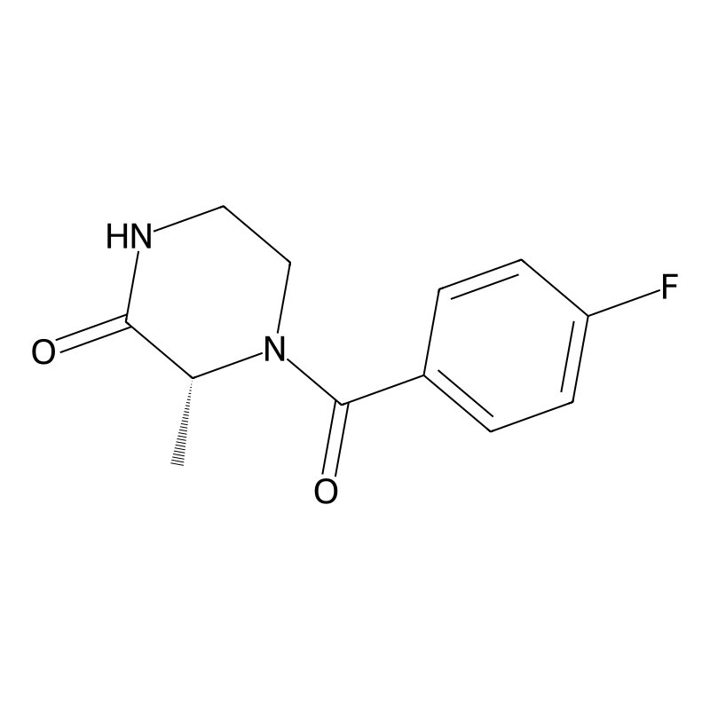 (3R)-4-(4-Fluorobenzoyl)-3-methyl-2-piperazinone