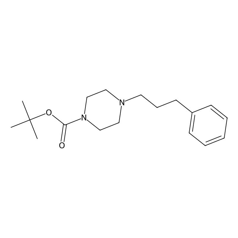 Tert-butyl 4-(3-phenylpropyl)piperazine-1-carboxyl...