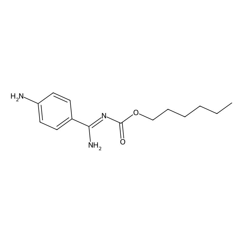 Hexyl N-[amino-(4-aminophenyl)methylidene]carbamat...