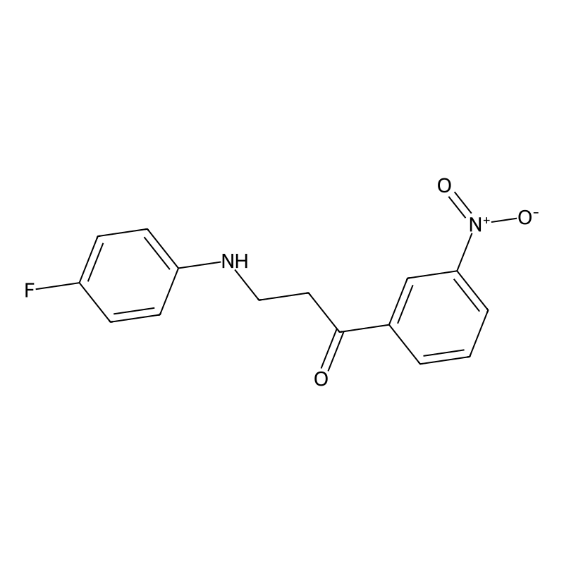 3-(4-Fluoroanilino)-1-(3-nitrophenyl)-1-propanone
