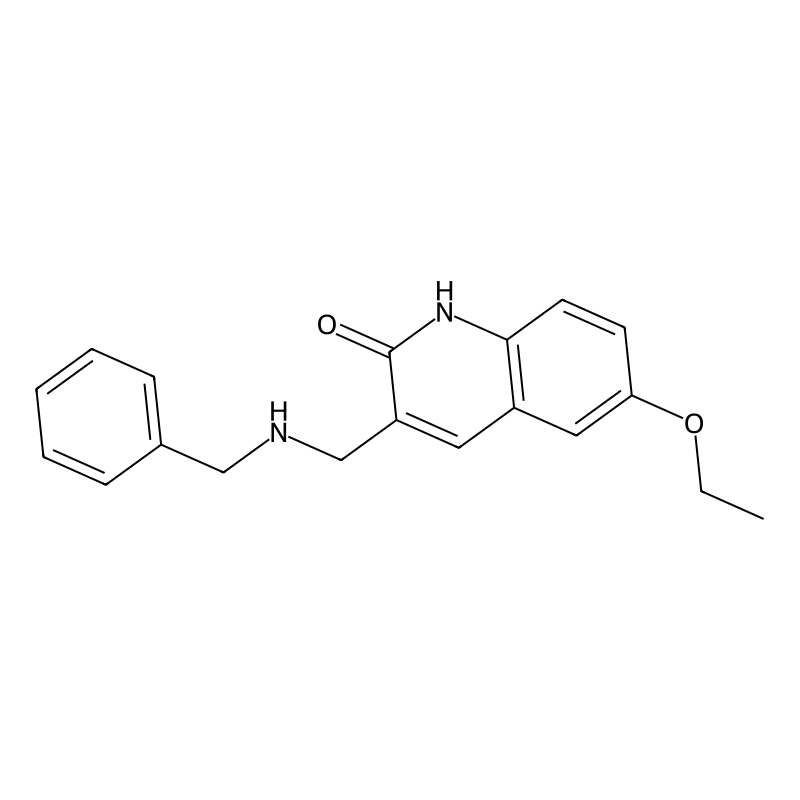 3-(Benzylamino-methyl)-6-ethoxy-1H-quinolin-2-one