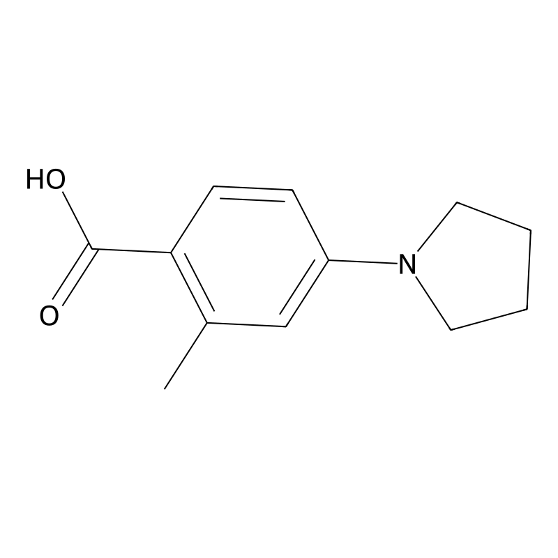 2-Methyl-4-(1-pyrrolidinyl)benzoic acid
