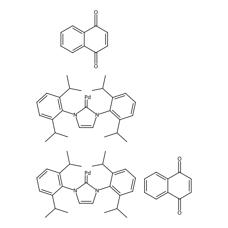 1,3-Bis(2,6-diisopropylphenyl)imidazol-2-ylidene(1,4-naphthoquinone)palladium(0) dimer