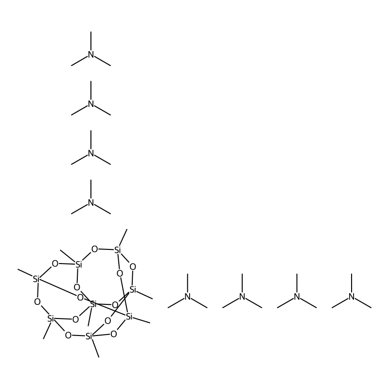 N,N-dimethylmethanamine;1,3,5,7,9,11,13,15-octamethyl-2,4,6,8,10,12,14,16,17,18,19,20-dodecaoxa-1,3,5,7,9,11,13,15-octasilapentacyclo[9.5.1.13,9.15,15.17,13]icosane